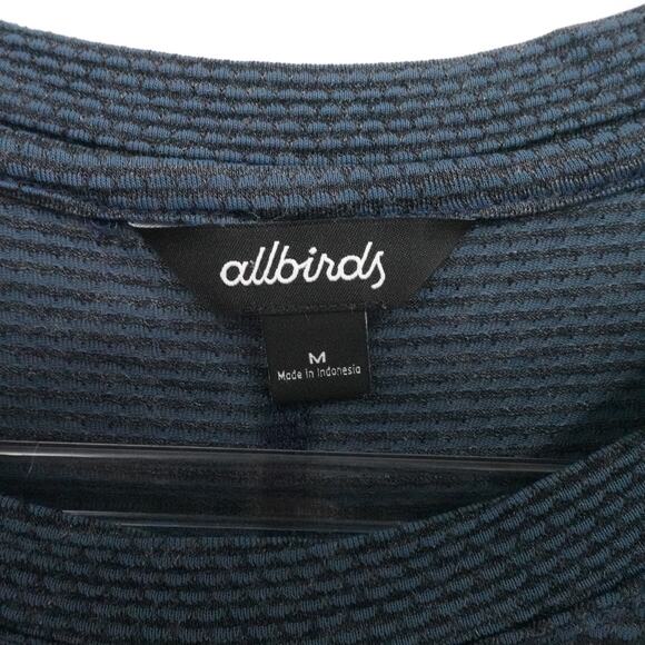 Allbirds Shirt Mens Medium Natural Run Tee Merino Wool Tencel Pocket Performance - Picture 3 of 12